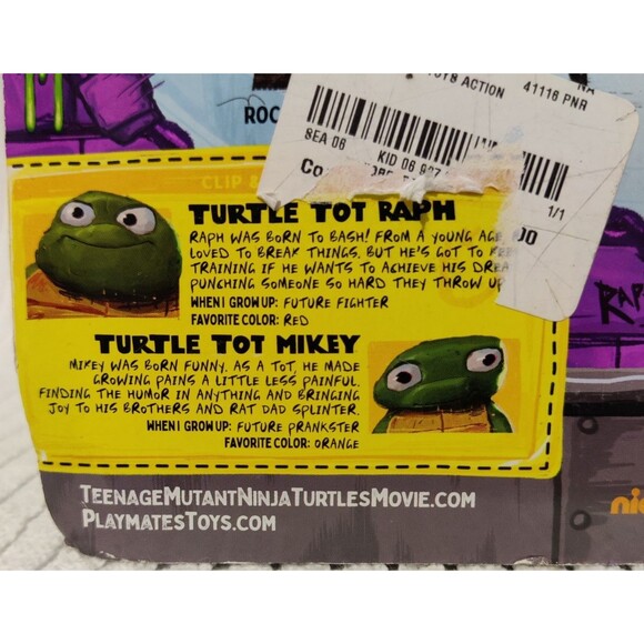 TMNT Mutant Mayhem Turtle Tots Ralph & Mikey Teenage Mutant Ninja Turtle NEW - Picture 2 of 3